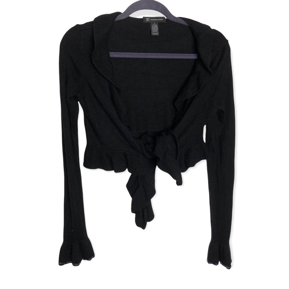 VINTAGE INC Bolero Tie Flyaway Silk Angora Blend Small